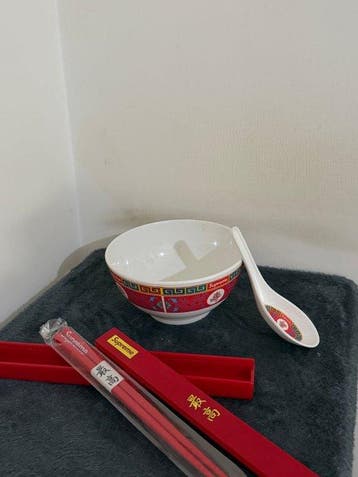 Themacollectie - Supreme – Set Bowl met lepel en eetstokjes