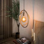 *WOONWINKEL* Cirkel Hanglamp Metaal Beige, Verzenden, Nieuw