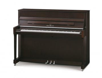Kawai K-200 WDB chroom piano, Nieuw, Bruin, Piano