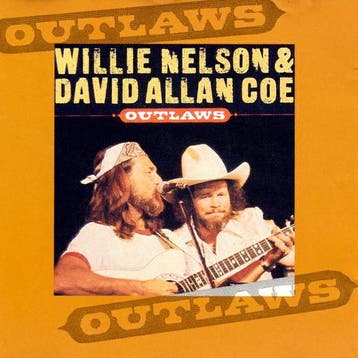 Willie Nelson &amp; David Allan Coe - Outlaws, Ophalen of Verzenden, Gebruikt
