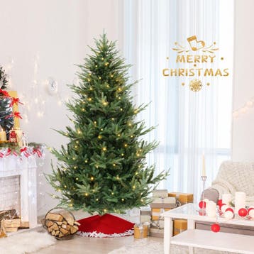 2dekans | Coast Kunstkerstboom 210 cm – Voorverlicht met, Ophalen of Verzenden, Zo goed als nieuw