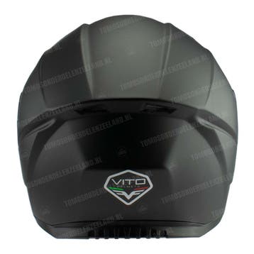 Helm Vito Integraalhelm Marelli mat zwart, Fietsen en Brommers, Brommerhelmen, Ophalen of Verzenden, Nieuw, Vito