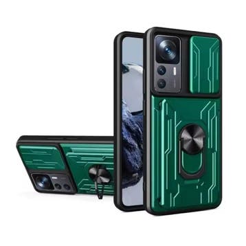 Xiaomi Poco X5 Pro - Card Slot Hoesje met Kickstand en, Verzenden, Nieuw