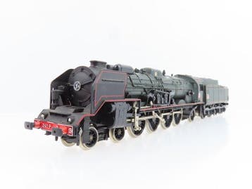 Jouef H0 - 8241 - Stoomlocomotief met tender (1) - Serie, Nieuw