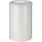 Afvalbak | Metaal | Wit | 110L | Open | Vlamdovend |, Verzenden, Nieuw in verpakking