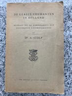 De eerste couranten in Holland (Dr. Stolp), Verzenden, Dr. Stolp, 20e eeuw of later, Gelezen