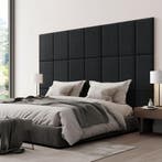 Gestoffeerde wandpanelen Carpino set van 3 stof 60x30 cm zwa, Doe-het-zelf en Verbouw, Verzenden, Nieuw