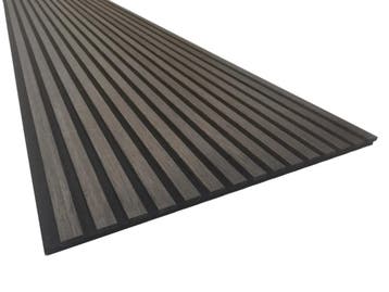 Akoestisch wandpaneel Bamboe Zwart 2700x605x18mm, Nieuw, Minder dan 4 cm, Minder dan 5 m²