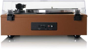 Platenspeler - Bluetooth - Met speakers - Bruin - Lenco - LS, Verzenden, Zo goed als nieuw