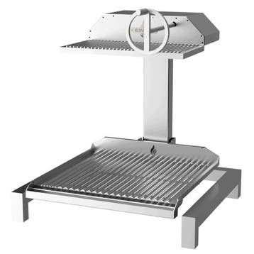 In-/Opbouw Houtskoolgrill | PARRILLA BI | Oppervlak 500x620, Verzenden, Nieuw in verpakking
