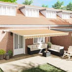 vidaXL Inklapbaar Zonnescherm Multikleur 500 × 300 cm Stof, Tuin en Terras, Verzenden, Nieuw