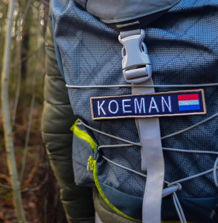 Naamlint Met Vlag Laten Maken! Airsoft Leger Badge Patch, Verzamelen, Militaria | Algemeen, Nederland, Ophalen of Verzenden