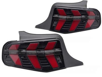 Achterlichten Ford Mustang 10-13 Dynamic Rood/Zwart, Ophalen of Verzenden, Nieuw
