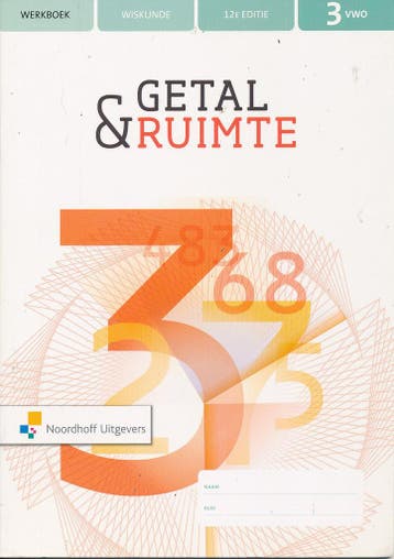 Getal en Ruimte 12e editie Werkboek 3 VWO, Boeken, Verzenden, Nieuw