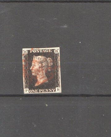 Groot-Brittannië 1840 - Groot Brittannie de 1 penny zwart, Gestempeld
