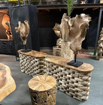 Sidetable Sem ovaal | World of Brosi, Huis en Inrichting, Tafels | Sidetables, Ophalen of Verzenden, Nieuw
