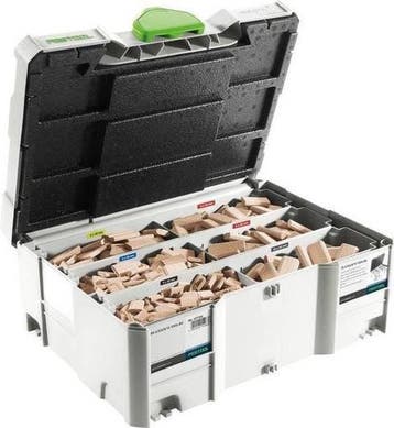 Festool Domino Assortiment van Beukenhout 5 Maten 1060-delig, Verzenden, Nieuw