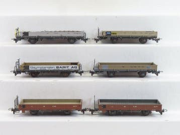 Bemo H0m - 2263 116/2268 192/2267 - Modeltrein goederenwagon, Nieuw