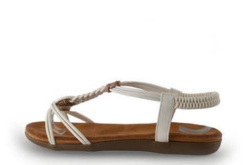 DSTRCT Sandalen in maat 37 Wit, Verzenden, Wit, DSTRCT, Sandalen of Muiltjes