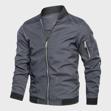 Herfst Winter Heren Bomberjack - Basic Stijl Effen Kleur Jas, Verzenden, Nieuw
