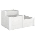 Hoogbed 3-traps Stapelbaar Tuinbed Met Open Bodem, Modulair, Verzenden