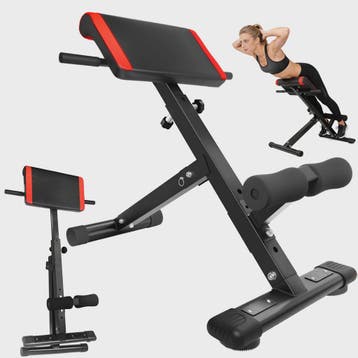 Opvouwbare Fitness Roman Bench: Rugtrainer & Buikspierbank m, Verzenden, Nieuw