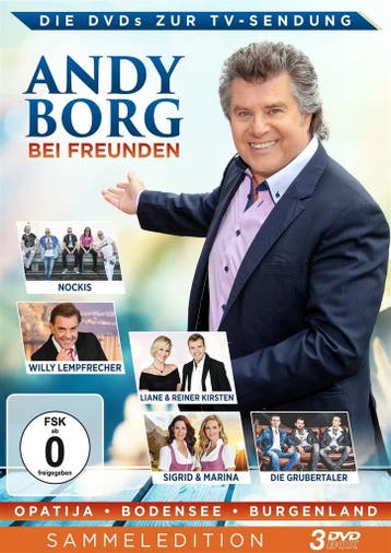 Andy Borg - Bei Freunden - Sammeledition - 3DVD, Ophalen of Verzenden, Nieuw in verpakking