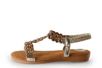 Dolcis Sandalen in maat 38 Goud, Dolcis, Overige kleuren, Verzenden, Sandalen of Muiltjes