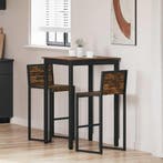 Staande Bartafel Bewerkt hout, Huis en Inrichting, Tafels | Eettafels, Verzenden, Nieuw