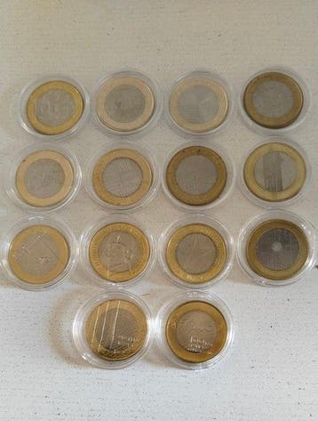 Slovenië. 3 Euro 2008/2021 (14 coins) (Zonder minimumprijs)