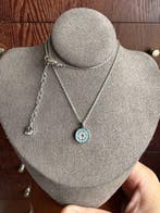 Swarovski - Beeld, Swarovski eye necklace - 1 cm - Metaal,