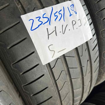 2 x Hankook Ventus Prime 3 235-55-18 Zomerbanden 5mm, Auto-onderdelen, Banden en Velgen, 18 inch, Gebruikt, Ophalen of Verzenden