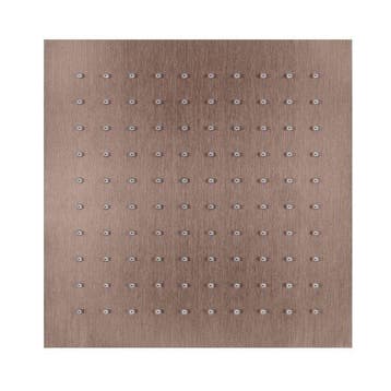 Herzbach Douchekop 25 x 25 cm koper, Ophalen of Verzenden, Nieuw, Koper, Douche