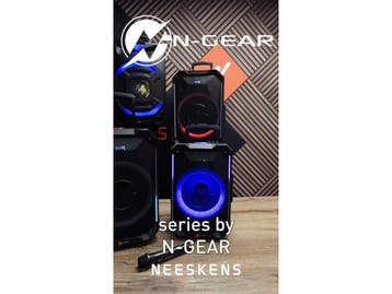 N-GEAR THE FLASH 1550D - karaoke set - 15 woofer -, Audio, Tv en Foto, Karaoke-apparatuur, Verzenden, Nieuw
