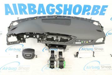 Airbag set Dashboard blauw grijs speaker 4 spaak Audi A6 4G, Gebruikt, Audi