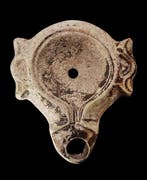 Oud-Romeins - Romeinse olielamp in sigillée - 1e eeuw na