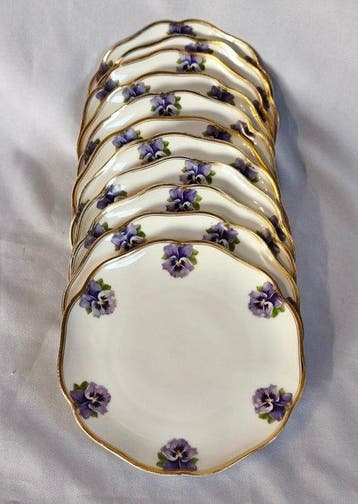 Rosenthal - zestaw talerzy deserowych - 1910 - 1920 - Bord, Antiek en Kunst