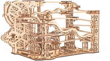 Eco Wood Art Knikkerbaan Marble Run Mechanische Houten 3D..., Verzenden, Nieuw
