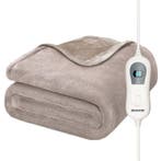 2dekans | Auronic Elektrische Deken - Warmtedeken - Sherpa, Huis en Inrichting, Woonaccessoires | Plaids en Woondekens, Ophalen of Verzenden