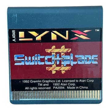 Switchblade II (Losse Cassette) (Atari Lynx) (TWEEDEHANDS), Spelcomputers en Games, Spelcomputers | Atari, Verzenden, Nieuw