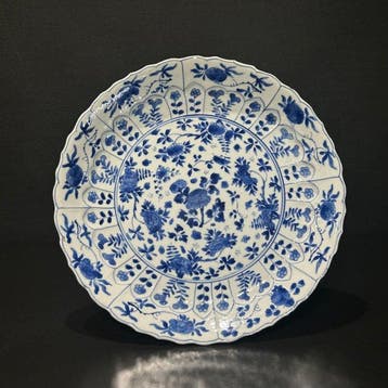 Bord - Porselein - Kangxi bord ChengHua merk, Antiek en Kunst