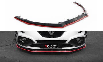 Voorspoiler Renault Megane RS 4 Maxton Glans Zwart / Rood, Auto-onderdelen, Ophalen of Verzenden, Nieuw