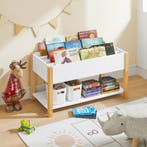 2dekans | SoBuy Kinderboekenkast - 2 Laags - 85 x 42 x 45 cm, Huis en Inrichting, Woonaccessoires | Wandplanken en Boekenplanken