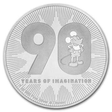 Niue - Disney Mickey 90th Anniversary, Verzenden, Munten
