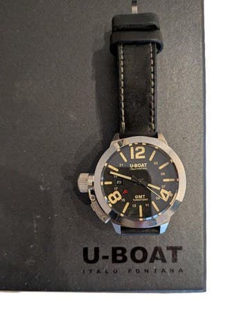 U-Boat - GMT45 BK - 8050 - Heren - 2020-2025, Sieraden, Tassen en Uiterlijk, Nieuw