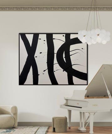 Stefanie Raus - Black V 1871 XXL, Antiek en Kunst