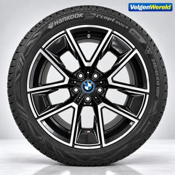 BMW I4 | 18 inch velgen + Hankook winterbanden | 1026-16, 18 inch, 245 mm, Banden en Velgen, Nieuw
