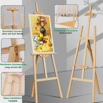 Houten Ezel Standbeeld 150/175 cm - Verstelbaar voor Kunst,