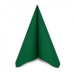 Airlaid Servetten Donkergroen, 40x40 1/4 vouw pakje 50 stuks, Nieuw