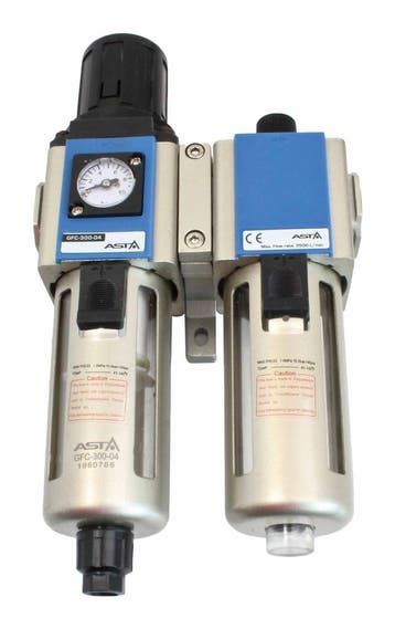 Drukregelaar Met Filter En Olienevelaar - Compressor Regelaa, Ophalen of Verzenden